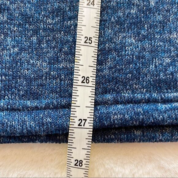 Mountain Warehouse Blue 1/4 Zip Knit Fleece Pullover Size 16 - Picture 9 of 10